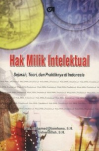 Hak milik intelektual : sejarah, teori dan prakteknya di Indonesia