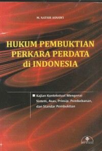 Hukum pembuktian perkara perdata di Indonesia