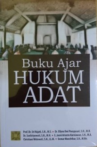 Buku ajar hukum adat