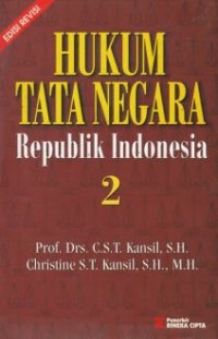 Hukum tata negara : republik Indonesia 2