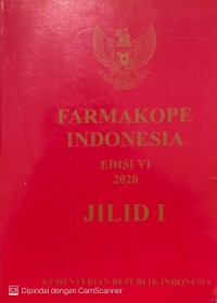 Farmakope Indonesia jilid I