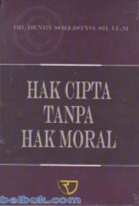 Hak cipta tanpa hak moral