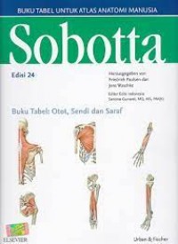 Sobotta : atlas anatomi manusia buku tabel otot, sendi dan saraf