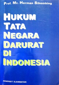 Hukum tata negara darurat di Indonesia