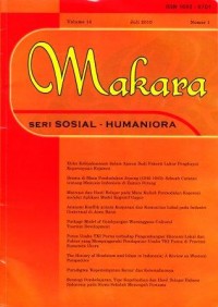 Makara seri Sosial-Humaniora, Vol. 14 Des 2010 No. 2