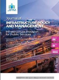 Journal of Infrastructure Policy and Management, Infrastructure Provision for Public Services Vol.6.No..2 December 2023