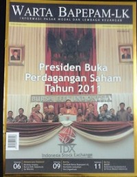 WARTA BAPEPAM-LK : Informasi pasar modal dan lembaga keuangan Ed. Januari 2011