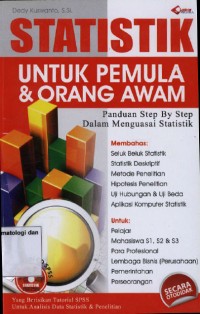 Statistik untuk pemula & orang awam