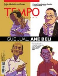 Tempo 2-8 September 2024: Gue jual, Ane Beli