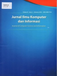 Jurnal ilmu komputer dan informasi (Journal of computer science and information)