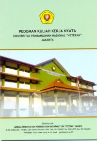 Pedoman kuliah kerja nyata Universitas Pembangunan Nasional 