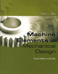 Machine elements in mechanical design, Ed. 4