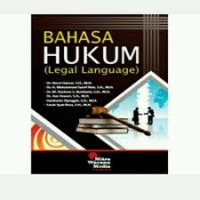 Bahasa hukum = legal language