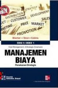 Manajemen biaya : penekanan strategis, Buku 1, Ed.5