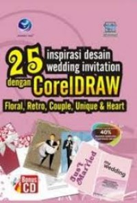 25 Inspirasi desain wedding invitation dengan CorelDraw