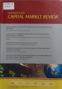 Indonesian Capital Market Review Vol. 11 No. 1 January 2019