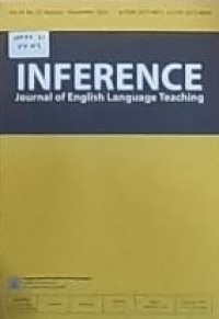 INFERENCE : Journal of English Language Teaching  Vol. 4 No. 2 Agustus - November 2021