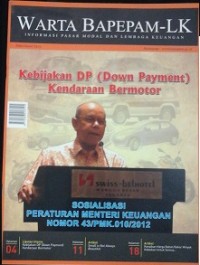 WARTA BAPEPAM-LK : Informasi pasar modal dan lembaga keuangan. Ed. Maret 2012