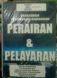 Peraturan perundang-undangan perairan dan pelayaran