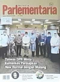 Image of Buletin Parlementaria edisi Juni No. 1109/IV/VI/2020