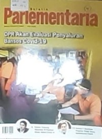 Image of Buletin Parlementaria edisi Juni No. 1110/V/VI/2020