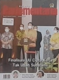 Image of Buletin Parlementaria edisi Oktober No. 1126/III/X/2020