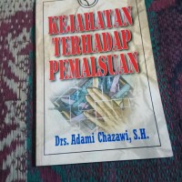 Kejahatan terhadap pemalsuan