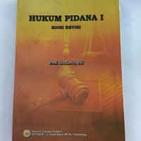 Hukum pidana 1