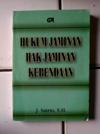 Hukum jaminan hak jaminan kebendaan