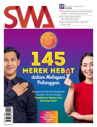 Majalah SWA 19 Oktober - 3 November 2024 : 145 Merek hebat dalam melayani pelanggan