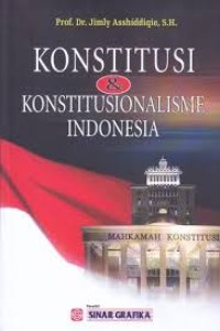 Konstitusi dan konstitusionalisme Indonesia