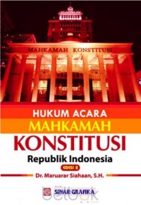 Hukum acara mahkamah konstitusi Republik Indonesia