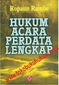 Hukum acara perdata lengkap