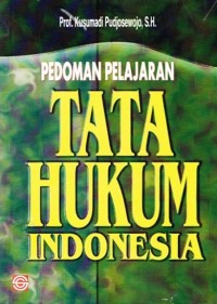 Pedoman pelajaran tata hukum Indonesia