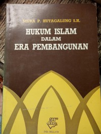 Hukum Islam dalam era pembangunan