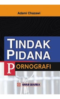 Tindak pidana pornografi