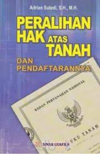 Peralihan hak atas tanah dan pendaftarannya