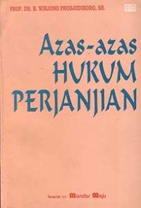 Azas-azas hukum perjanjian