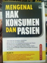 Mengenal hak konsumen dan pasien