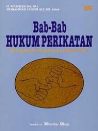 Bab-bab hukum perikatan (pengertian-pengertian elementer)