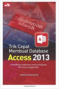 Trik cepat membuat database access 2013