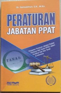 Peraturan jabatan PPAT