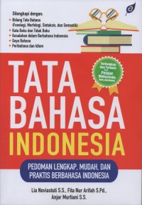 Image of Tata bahasa Indonesia : pedoman lengkap, mudah, dan praktis berbahasa Indonesia