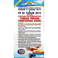 Undang-undang Republik Indonesia nomor 8 tahun 2010 dan pp RI tahun 2015 tentang pencegahan dan pemberantasan tindak pidana pencucian uang