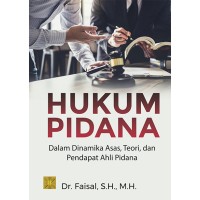 Hukum pidana dalam dinamika asas, teori, dan pendapat ahli pidana