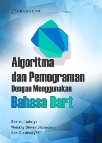 Algoritma dan pemrograman dengan menggunakan bahasa dart