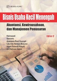 Bisnis usaha kecil menengah: akuntansi, kewirausahaan dan manajemen pemasaran