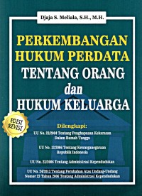 Perkembangan hukum perdata tentang orang dan hukum keluarga