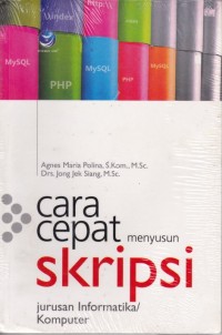 Image of Cara cepat menyusun skripsi  jurusan informatika/komputer, ed.3