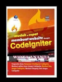 Mudah & cepat membuat website dengan codelgniter